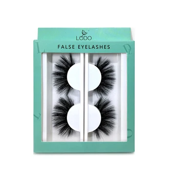 

2pair Mink Eyelashes False Eyelashes Crisscross Natural Fake lashes Length 25mm Makeup 3D Mink Lashes Extension Eyelash Beauty