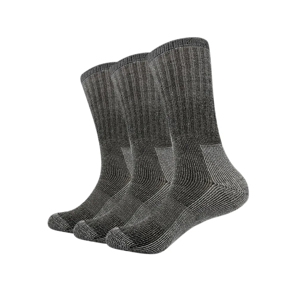 20bags/lot Vihir Men's Cushioned Thick Merino Wool Crew Sock for Skiing