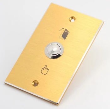 

ELEWIND Door bell push button with rectangular golden panel(PM191B-10/S)