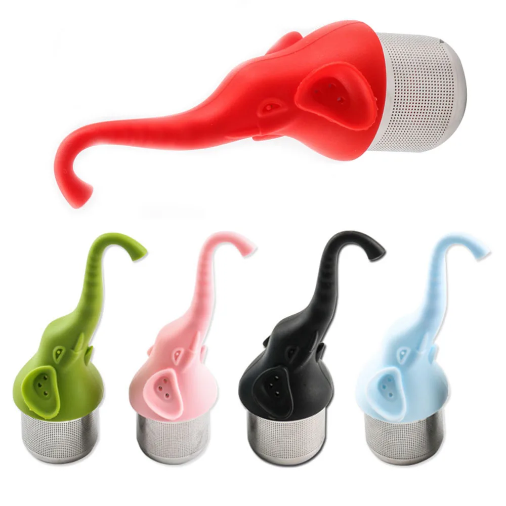 

1pc Elephant Tea Infuser Stainless Steel Tea Ball Leaf Tea Strainer for Brewing Device Herbal Spice Filter Kitchen Tools
