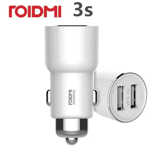 Xiaomi ROIDMI/ROIDMI 3S 5 В/3.4A FM беспроводной Bluetooth автомобильное USB зарядное устройство музыкальный плеер Smart APP для iPhone 7 5S 6 6S и Android