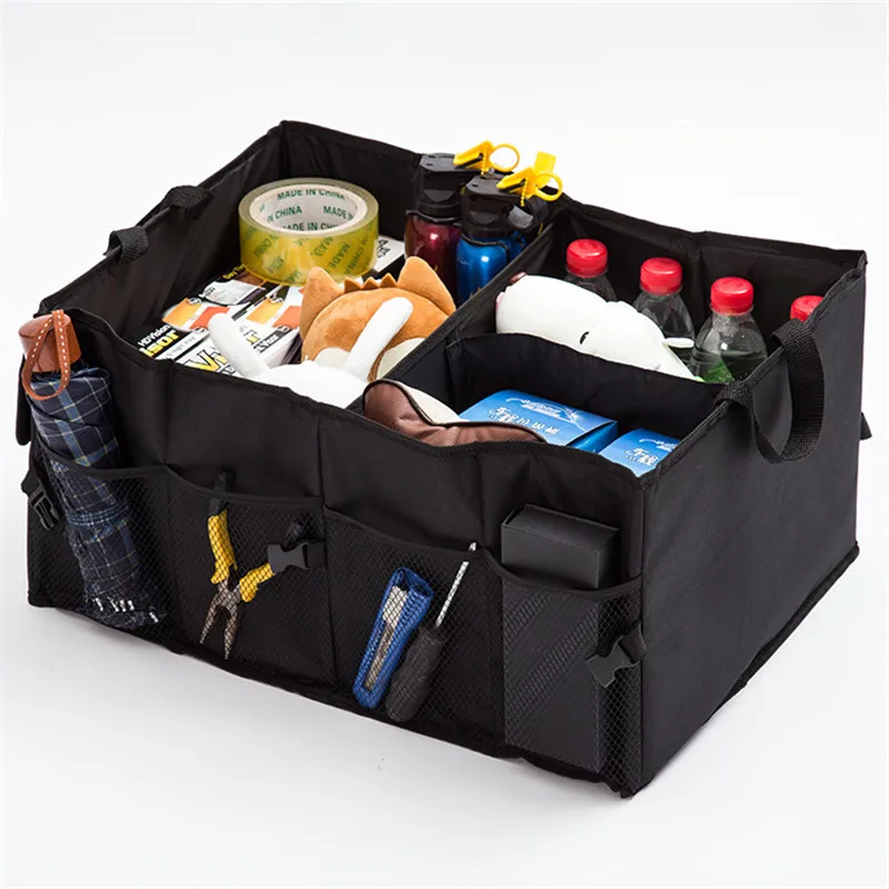 Huihom складной органайзер для багажника автомобиля 56*40*26 см, коробка для хранения груза, сетчатая карманная сумка для внедорожников, автомобильные аксессуары для хранения