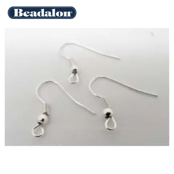 

jewelry sets 300 Silver Plated Earring Wire Hooks of 20 x18mm hardware DIY accessories