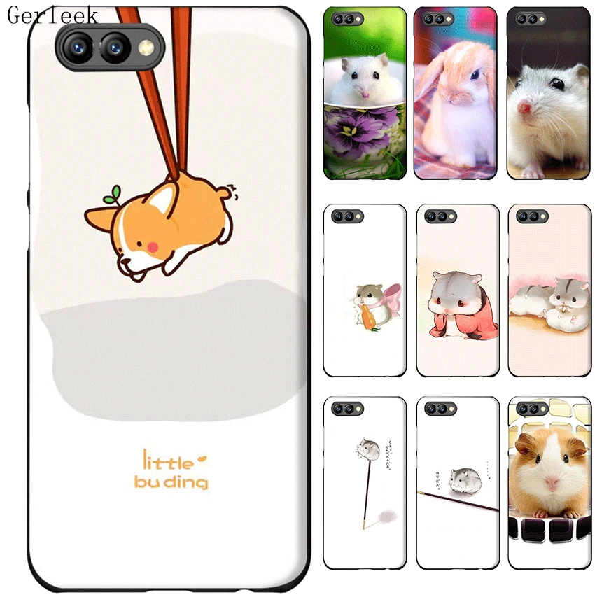 

Gerleek Silicone Cell Phone Case Rabbit Mouse Hamster For Huawei Honor Note 6A 7A 7X 8 8X 9 10 Lite Cover