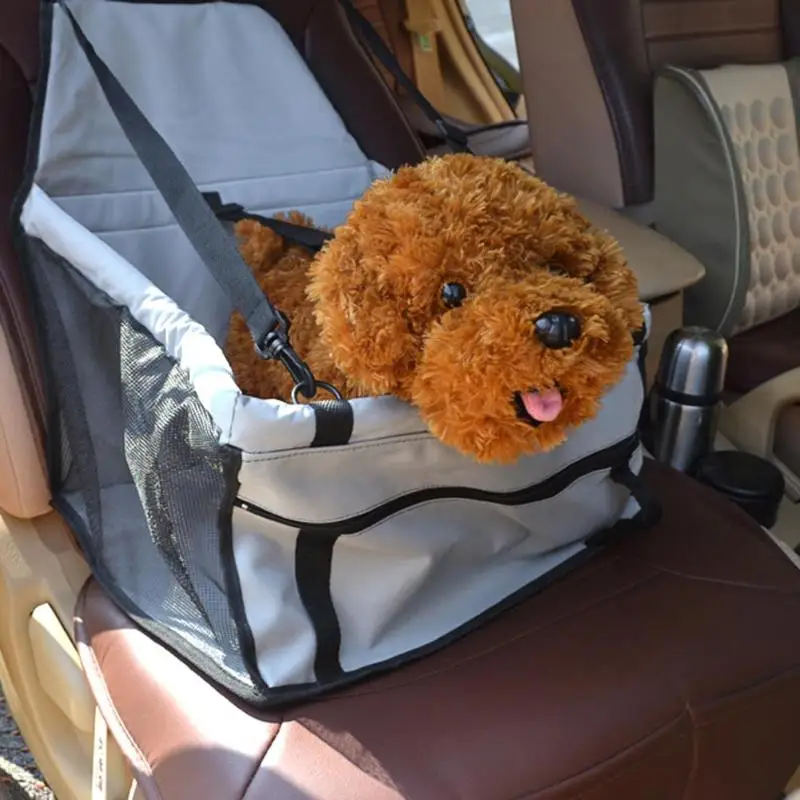 Складное Сиденье для собак и кошек, безопасная переноска для путешествий, сумка для щенков, сумка для питомцев, двусторонняя сумка с дышащей сеткой, аксессуары для безопасности сидений