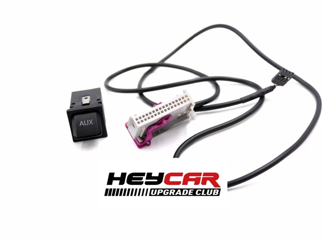  Conector de radio de coche, flexible resistente al calor,  adaptador estéreo para coche A2 A3 8L 8P TT para teléfono : Electrónica