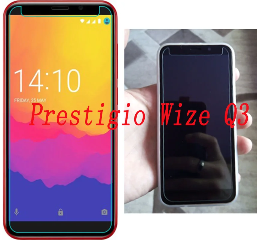 

Smartphone 9H Tempered Glass for Prestigio Wize Q3 PSP3471 Explosion-proof Protective Film Screen Protector cover