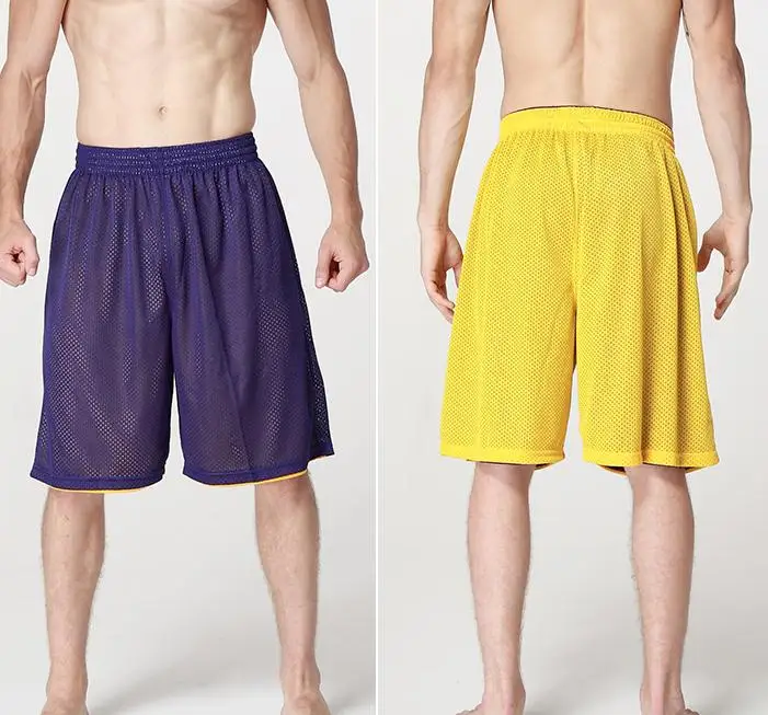 Outdoors 2017 Active Double-sided Traning Player Game Shorts Men Streetball Beach Loose Soft Drawstring Shorts Plus Size XS-XXL Outdoors 2017 Active Double-sided Traning Player Game Shorts Men Streetball Beach Loose Soft Drawstring Shorts Plus Size XS-XXL