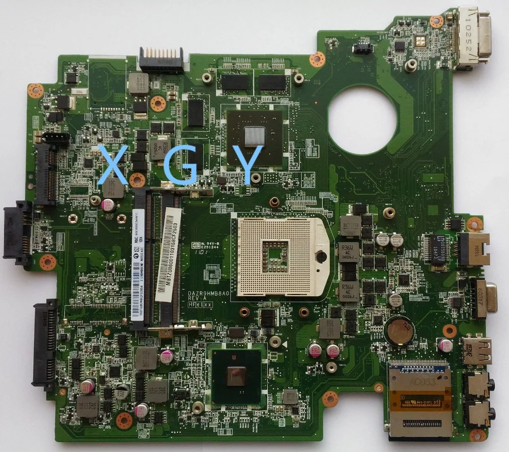 Материнская плата для ноутбука Acer TravelMate 8572 8572G 8572T 8572TG MB.TZU06.001 DAZR9HMB8A0 HM55