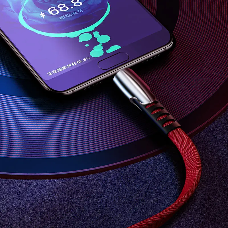 IHaitun 5A Тип usb C кабель для huawei Коврики 20 P20 Honor 10 Xiaomi Redmi Note 7 Pro Кабель Зарядное устройство Шнур быстрый 3,1 телефонный провод - Цвет: Красный