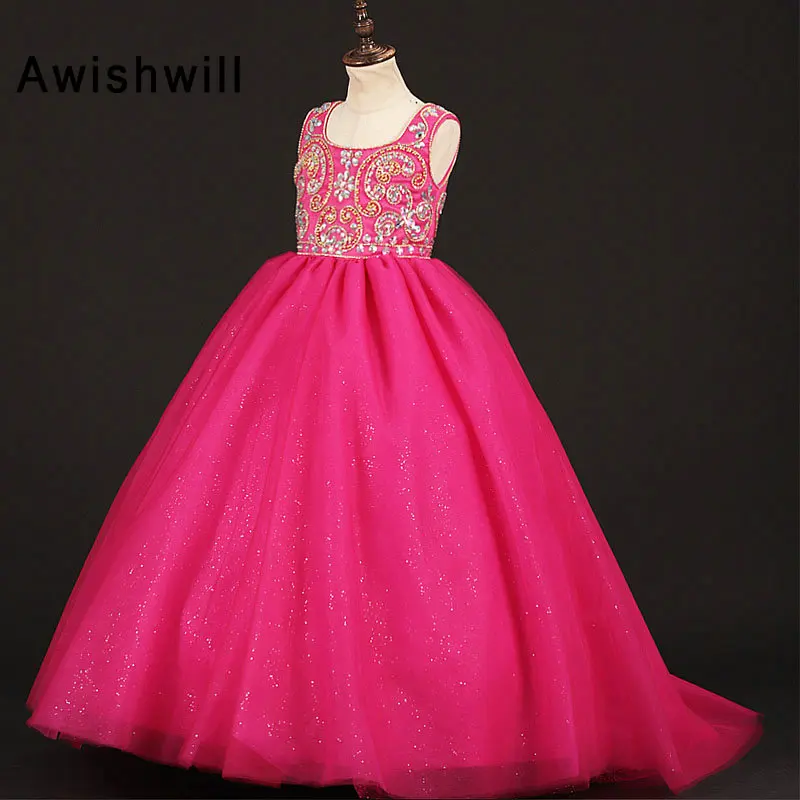 hot pink flower dress