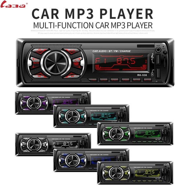 1 Din Bluetooth Car Radio Mp3 Player Car Audio Stereo Bluetooth