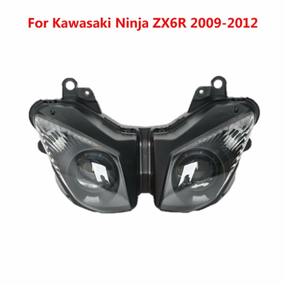 Передние фары для мотоцикла для Kawasaki Ninja ZX6R 2003-2004 2005-2006 2007-2008 2009-2012 2013