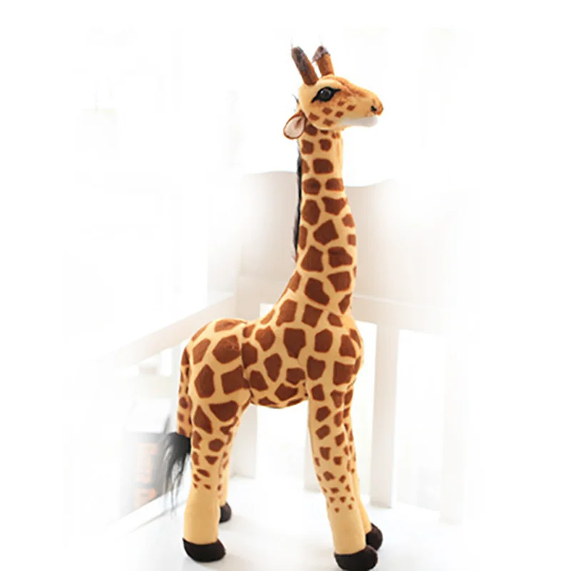 Имитация жирафа животных плюшевые игрушки 55 см мягкие плюшевые сумки с изображениями животных Дети Мягкий Хлопок Дети как день рождения