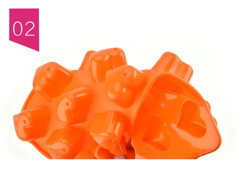  Cake Tools 15 Heart Shaped Food Grade Silicone Cake Mold Reusable Pudding Mousse Tiramisu Soap Mould Baking Tools (4)