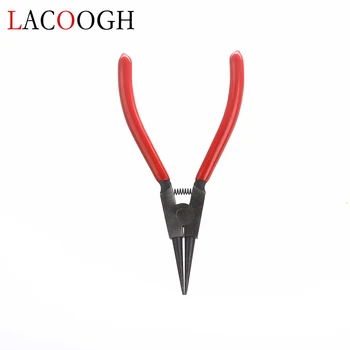 

New Fashion Red Jewelry Tools Open Clamp Pliers Equipment 15.5cm Long Needle Nose Pliers For DIY Accessories Jewelry Making