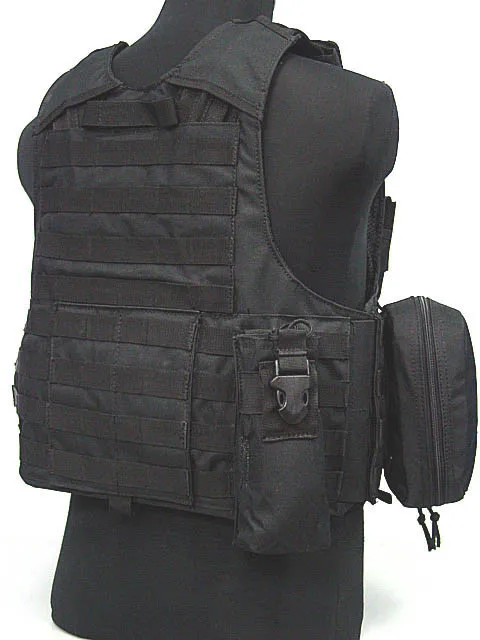 Высокое качество 1000D Тактический аннор жилет Molle Combat Strike Plate Carrier CIRAS жилет черный