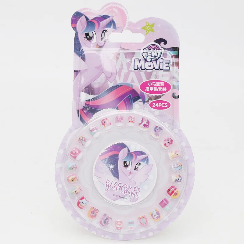 Упаковка из 6 шт. игрушки My Little Pony ПВХ мини пони наклейки пакет для девочек ногтей