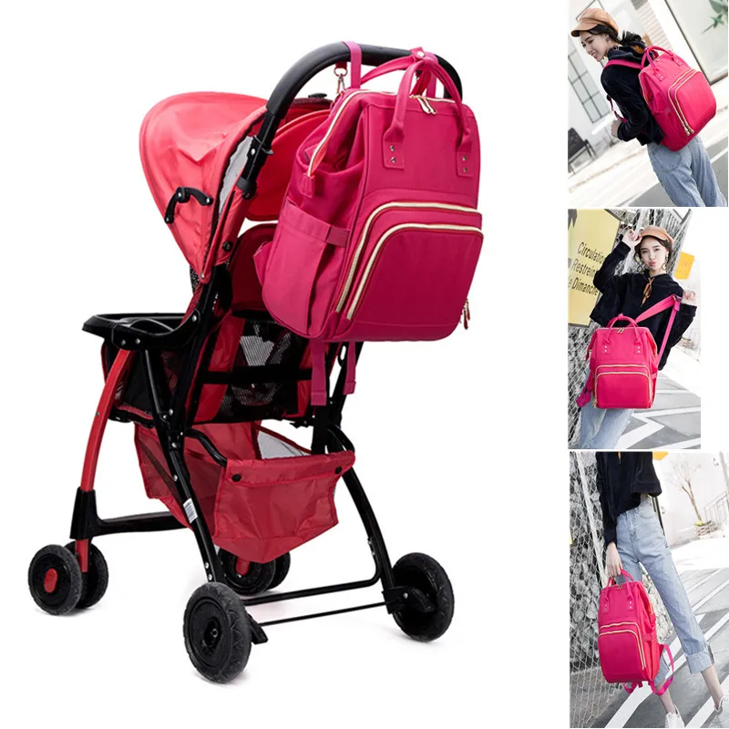 

2018 Baby Nursing Bag With USB Interface Backpack Large Capacity Maternity Diaper Nappy Backpack Travel Diaper Bag Handbag