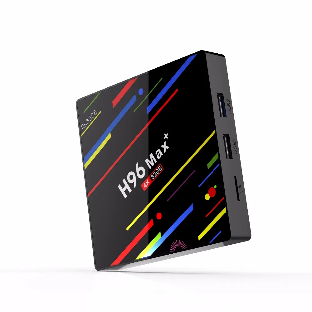 H96MAX Smart 4K TV Box Android 9.0 4GB RAM 32GB ROM Quad Core USB3.0 2.4GHz Wifi Playstore Youtube Q Plus Set Top Box 2019