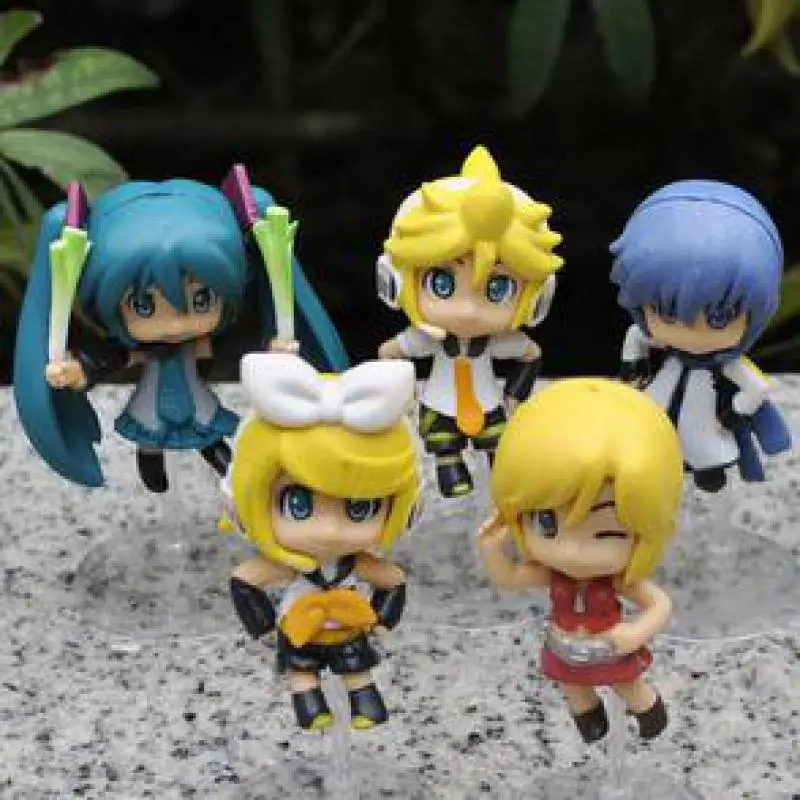 

7cm New Arrive 10pcs/set Nendoroid Petit Vocaloid Figure Toys Good Smile Hatsune Miku Anime high Quality For Gift