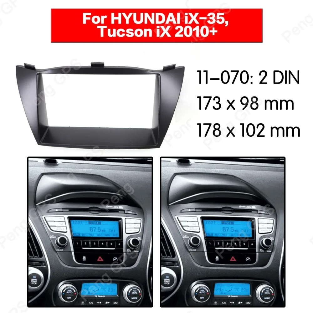 2 din радиоприемник для HYUNDAI iX-35 Tucson iX 2010 + Установочная панель стереозвука комплект
