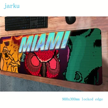 

hotline miami pad mouse big computer gamer mouse pad 900x300x3mm padmouse Halloween Gift mousepad ergonomic gadget desk mats