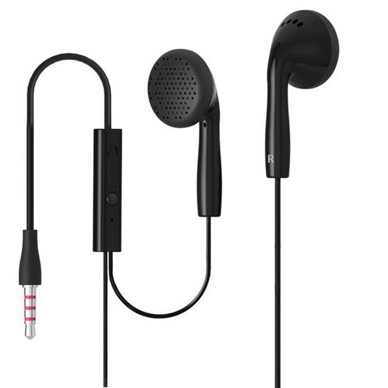 Flat Earphone Heavy Bass Metal 3.5mm Wire Music Headset Gamer Earbuds Earphones With Mic Fone De Ouvido Audifonos For PC Phone