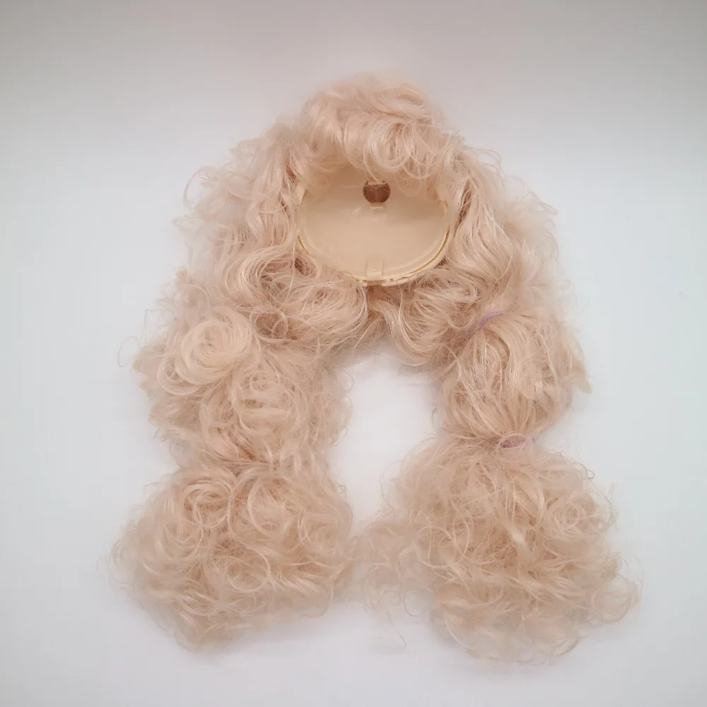 Blyth волосы для куклы blyth парики для кукол($) розовые волосы кудрявые 0621