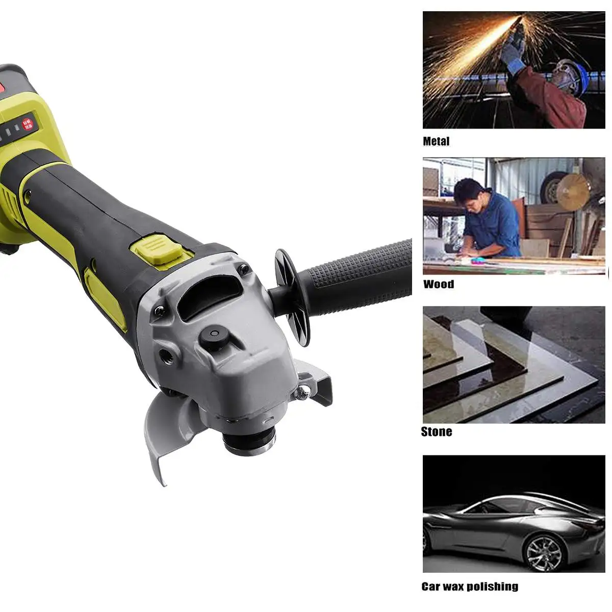 188VF/218VF Electric Angle Grinder Cordless 10/15-cell large capacity battery Polisher Polishing Machine Cutting Tool Set