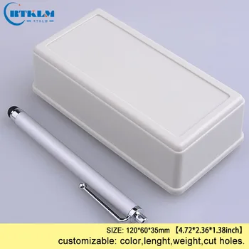 

Custom plastic elctronic box diy instrument case abs plastic junction box for housing case small projects box 120*60*35mm 12PCS