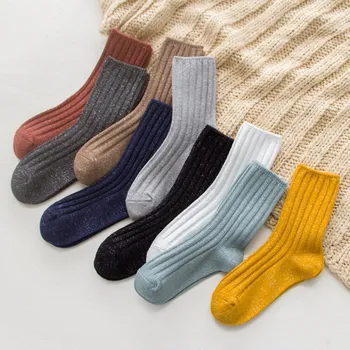 

Glitter Fancy Woman Socks 20 pair Hipster Luxury Streetwear Shiny Slouch Socks Warm Friction Strips Pure Hue Diabetic Darn Tough