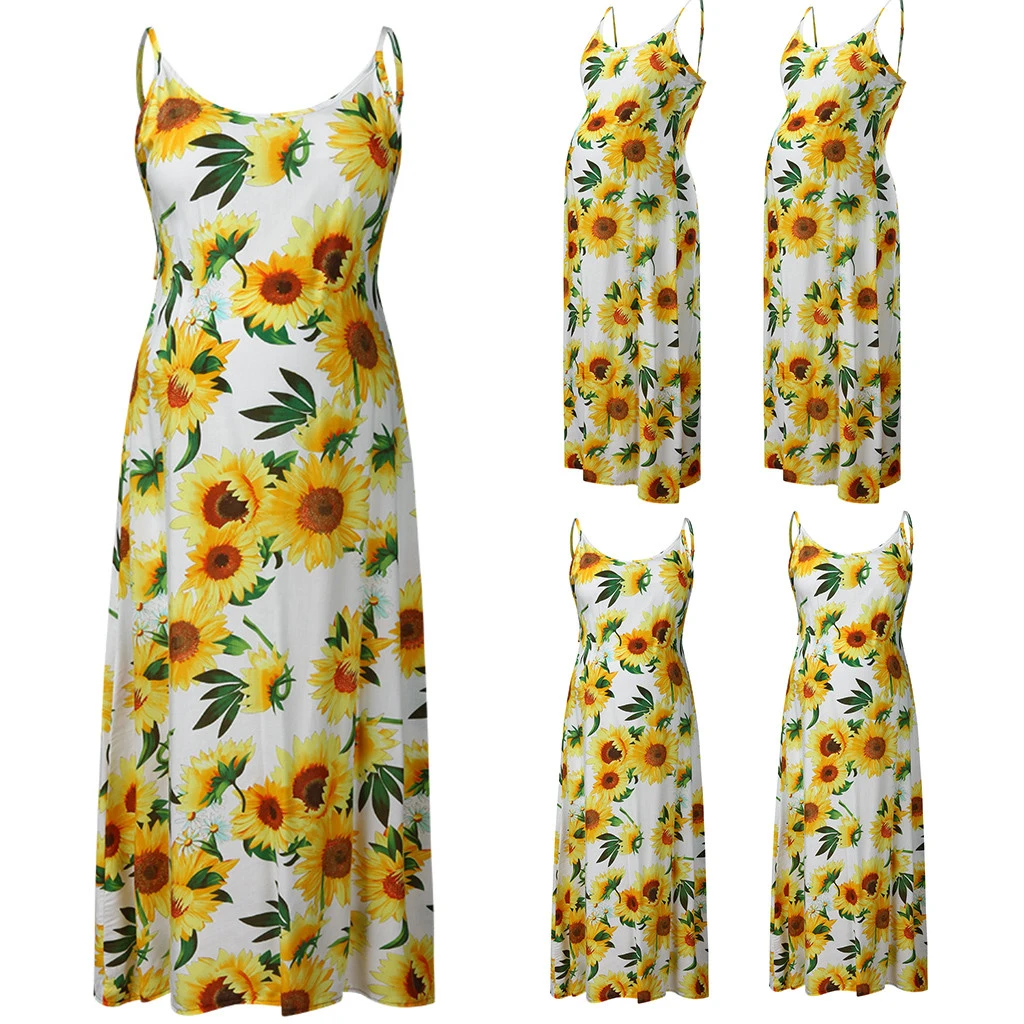 sunflower slip dress