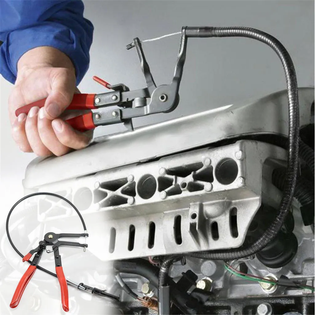 

Car Repair Tool Pliers Forceps Pincer Earring AUTO Cable Type Flexible Wire Hose Clamp Pliers Car Repair Removal Auto Tools