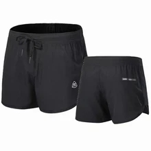 Черные женские сексуальные спортивные беговые шорты для тренажерного зала для йоги летние пляжные тренировки Горячие быстросохнущие фитнес беговые Эластичные Обтягивающие шорты