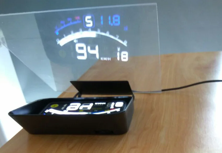 4E 5 &quotдисплей на головке автомобиля HUD OBD II EOBD лобовое стекло проектор