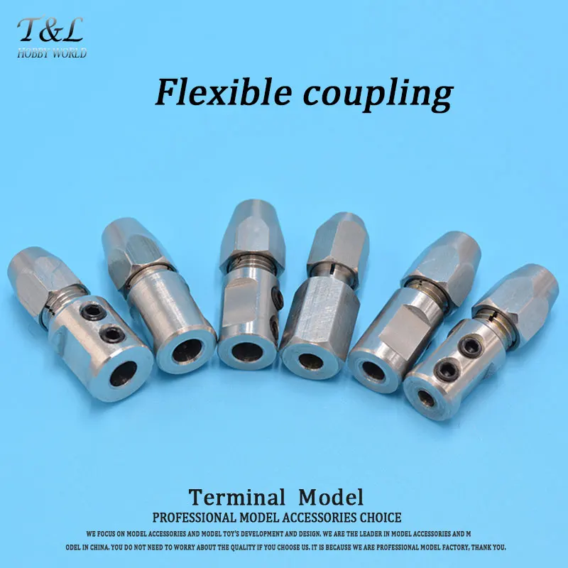 Buy RC Boat Flexible coupling CNC Stainless Steel 5*4