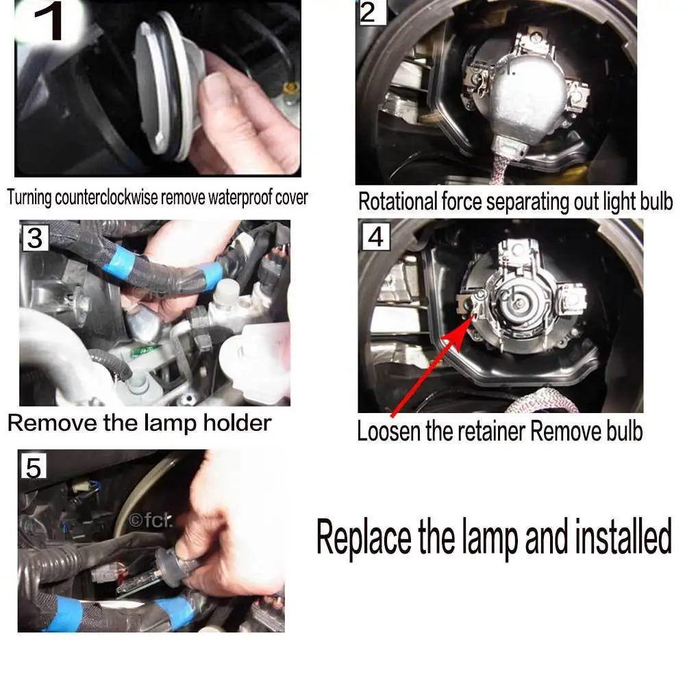 D2S D2C D2R D4S D4R HID ксеноновая лампа, лампы для автомобильных фар 4300K 5000K 6000K 8000K 10000K 12000K