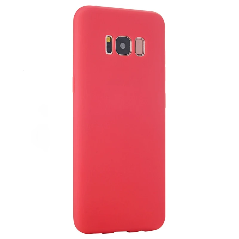 Красный Мягкий силиконовый чехол для samsung Galaxy S8 плюс S6 S7 край S4 S3 S5 Neo A3 A5 A7 обратите внимание на возраст 3, 4, 5, 8 задняя крышка корпуса для Apple Iphone - Цвет: Красный