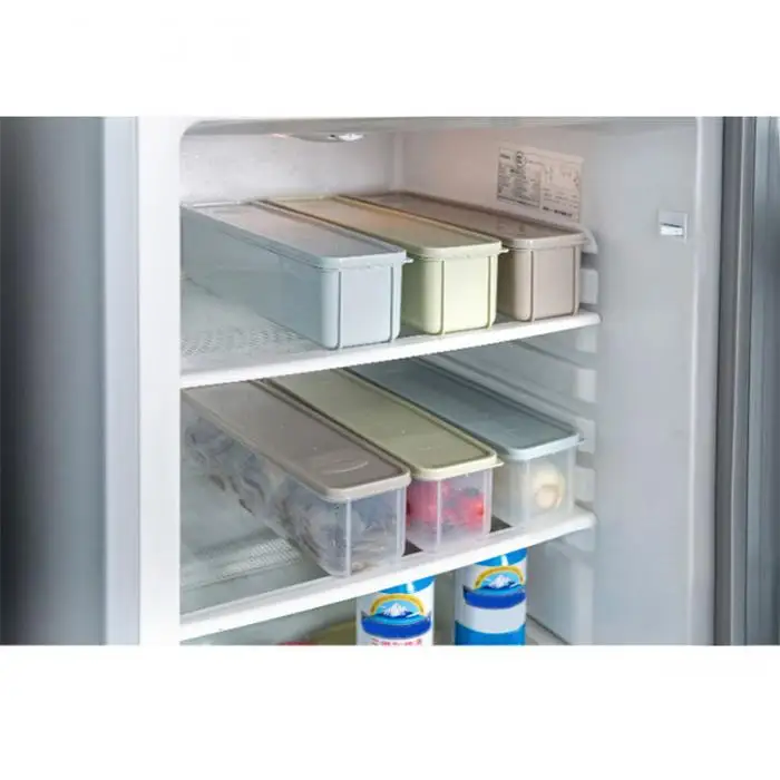 Холодильник коробка для хранения продуктов с крышкой пластиковый ящик свежесть кухня лапши контейнер для фруктов P7Ding