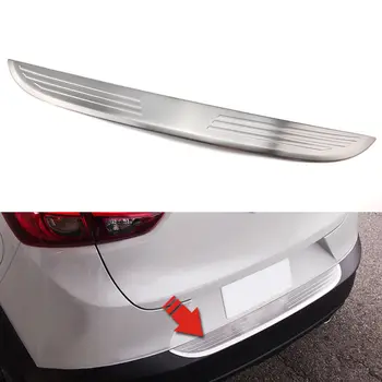 

Car Rear Bumper Guard Sill Plate Protector Cover Stainless Steel For Mazda CX-3 2018