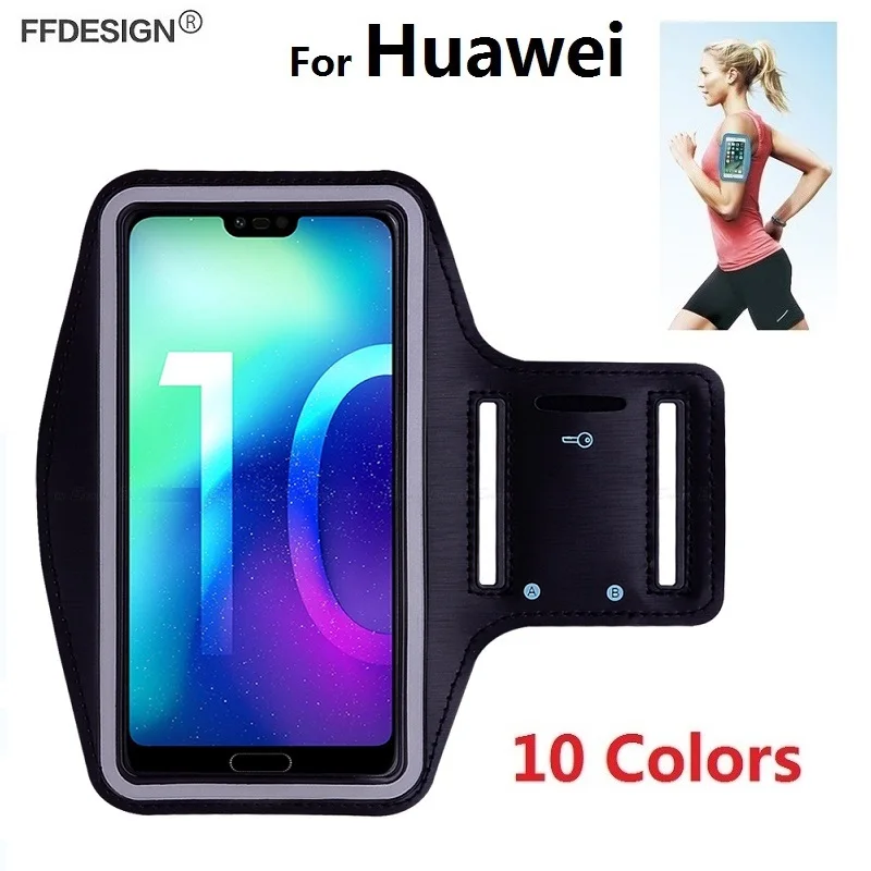 الذراع الفرقة تشغيل سوار رياضي الهاتف حافظة لهاتف huawei زميله 20 10 لايت برو الشرف 10 9 8 لايت الهاتف حقيبة حالة على اليد