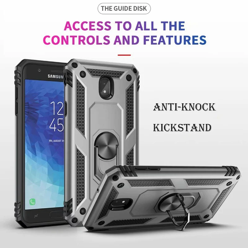 

Magnetic Adsorption Kickstand Case for Samsung Galaxy M20 M10 Case Coque for Samsung Galaxy J4 J6 Plus J3 J7 2018 Case Funda