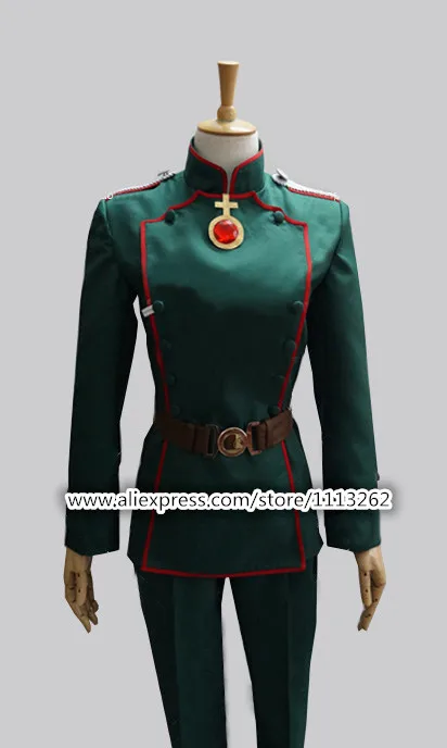 Аниме Сага о Тане злом Youjo Senki Tanya von Degurechaff карнавальный костюм индивидуальный