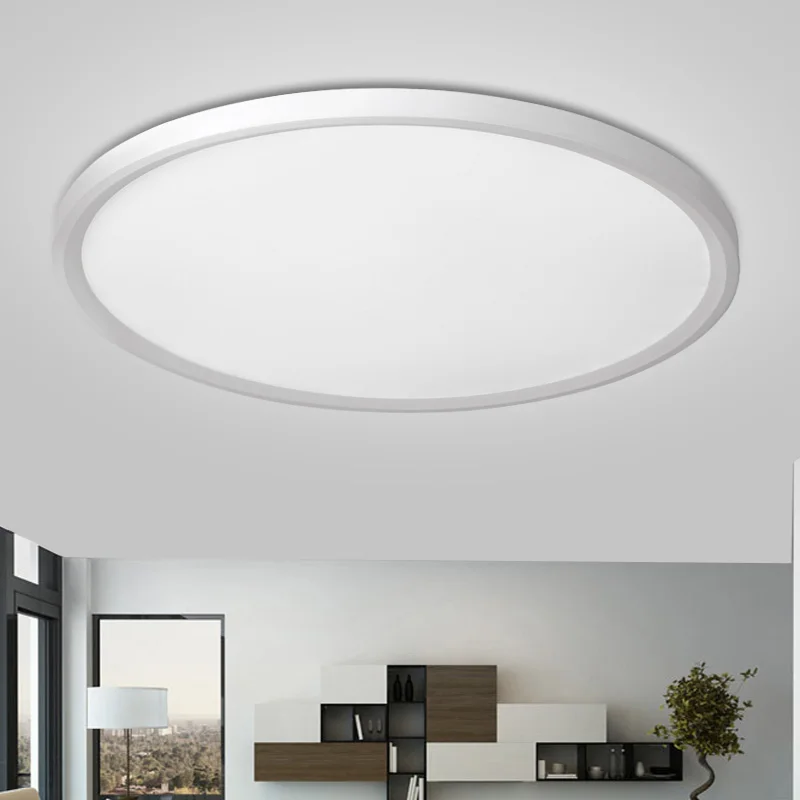 

Nordic Modern Slim LED Ceiling Light for Living Room Bedroom Study Office Shop Surface Mounted Panel Ceiling lamp