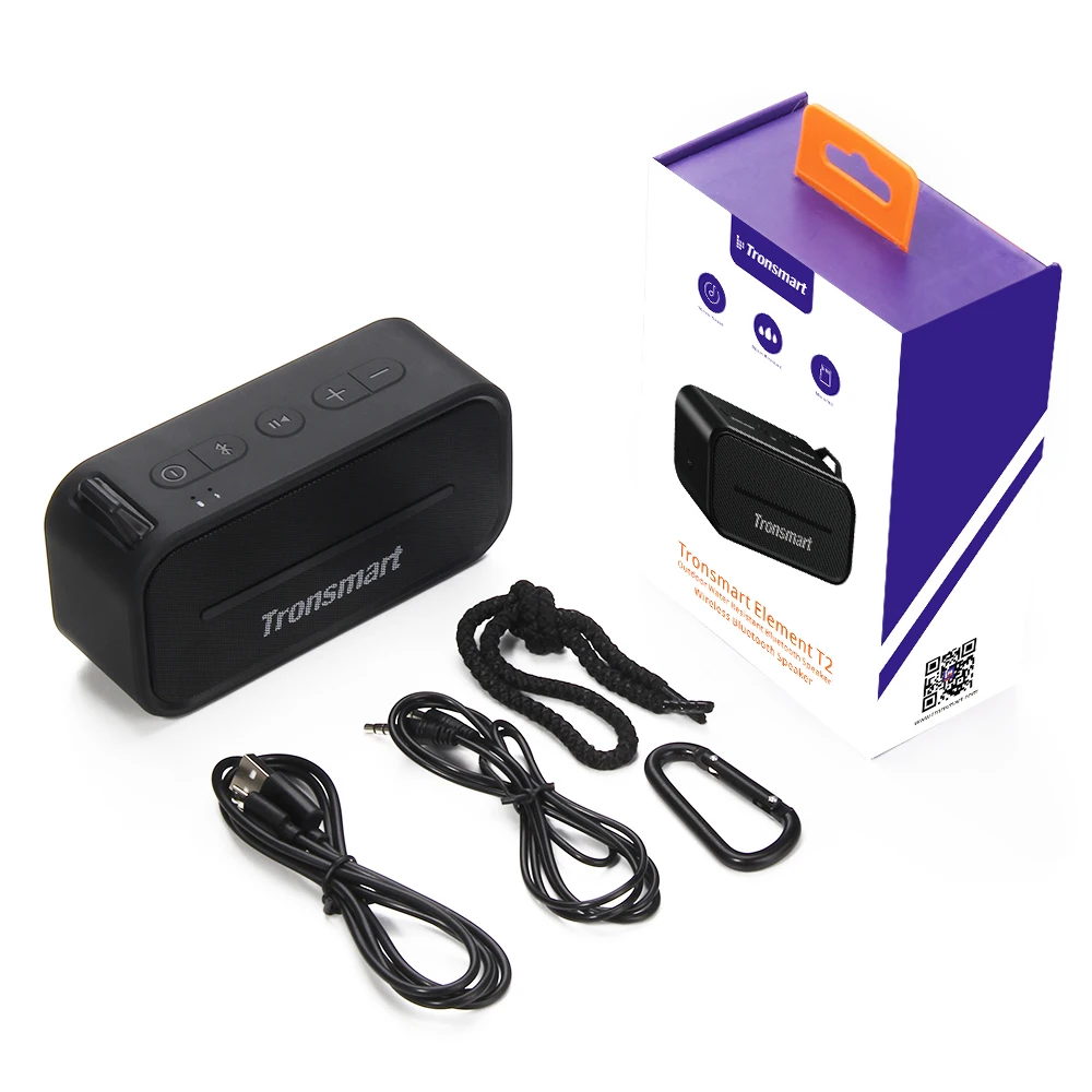 Tronsmart Element T2 Bluetooth 4.2 Outdoor Water Resistant Speaker Portable Mini Speaker for IOS Android Xiaomi Smart Phones