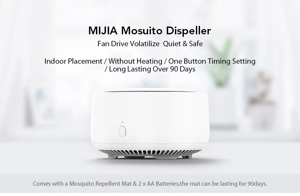 Xiaomi Mijia Newest Original Mosquito Dispeller Garden Electric Household Insert Killer Harmless Mosquito Repeller (1)