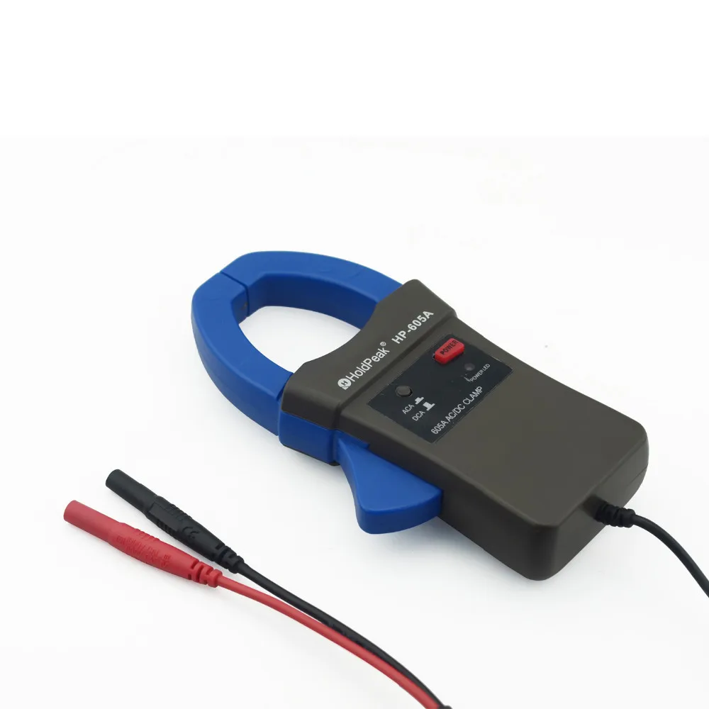 Holdpeak HP-605A Clamp Adapter 600A ACDC Current Power LED 45mm Jaw Ampermetr Digital caliber Clamp Multimeter for HP-770HC     (5)