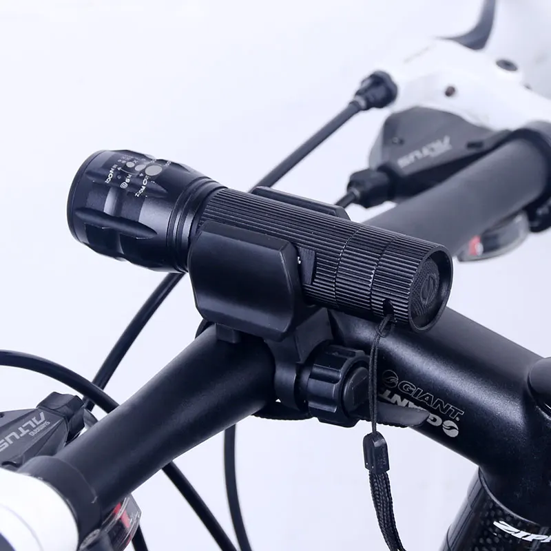 Baosity Bike LED Flashlight Mount Holder Cycling Bicycle Headlamp Clamp 