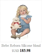 NPK 42 см Силиконовые reborn baby кукольные бонеки Baby Reborn реалистичные Магнитная соска bebe Кукла reborn для девочек Подарки Игрушки